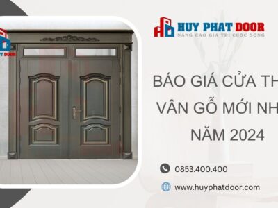 Báo giá cửa thép vân gỗ mới nhất [09/2024]